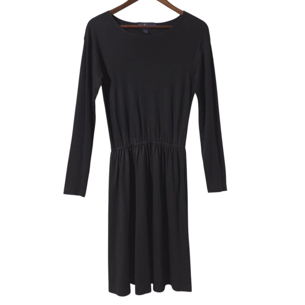 Ralph Lauren Black Dress Size S Elastic Waist Tennis Classic Womens